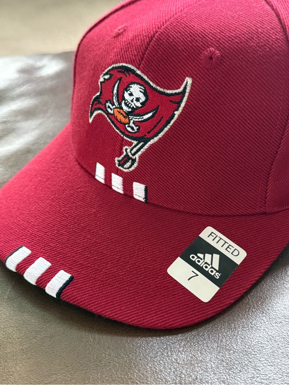 adidas Red Tampa Bay Buccaneers Fitted Hat